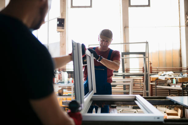 Installation professionnelle de porte